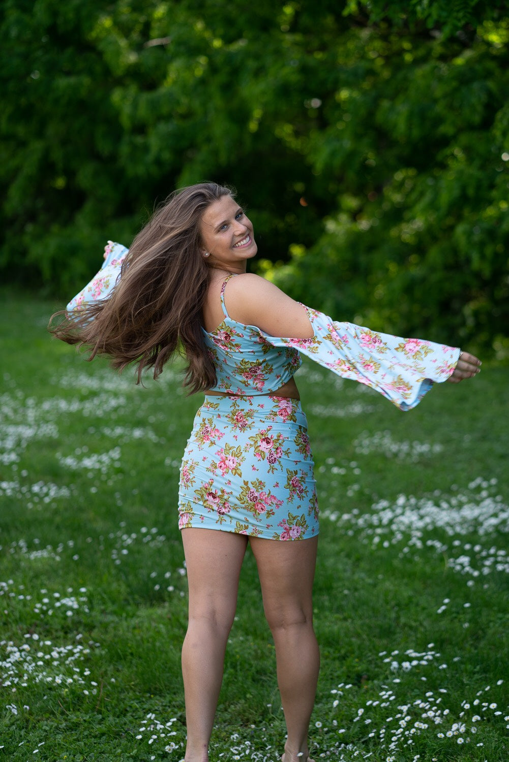 LUMEN Top + Skirt