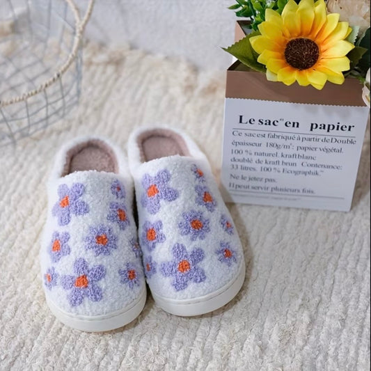 PURPLE FLOWER Slippers