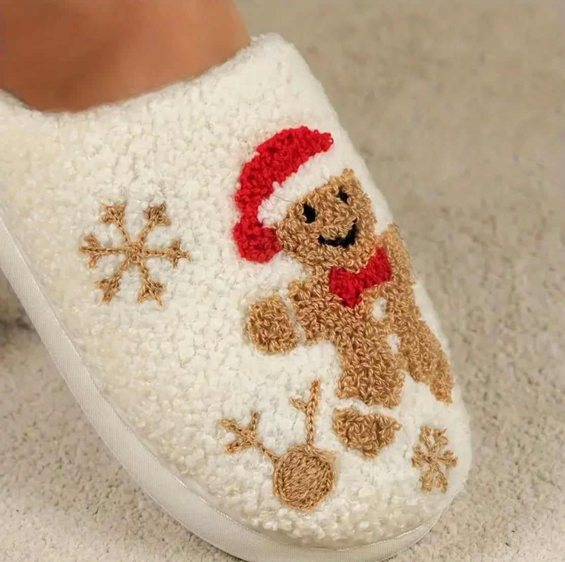 GINGERBREAD MAN Slippers