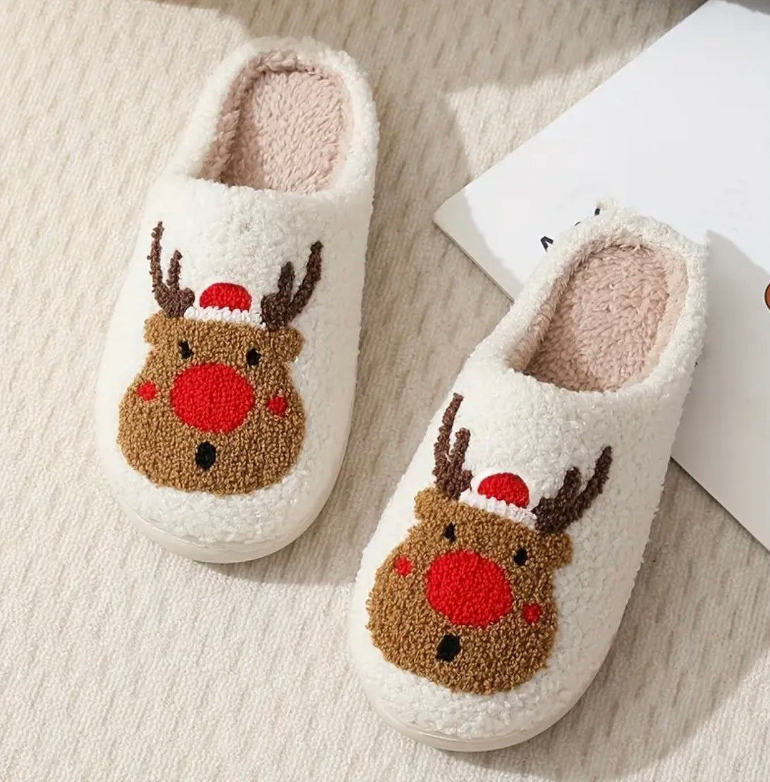 RED REINDEER Slippers