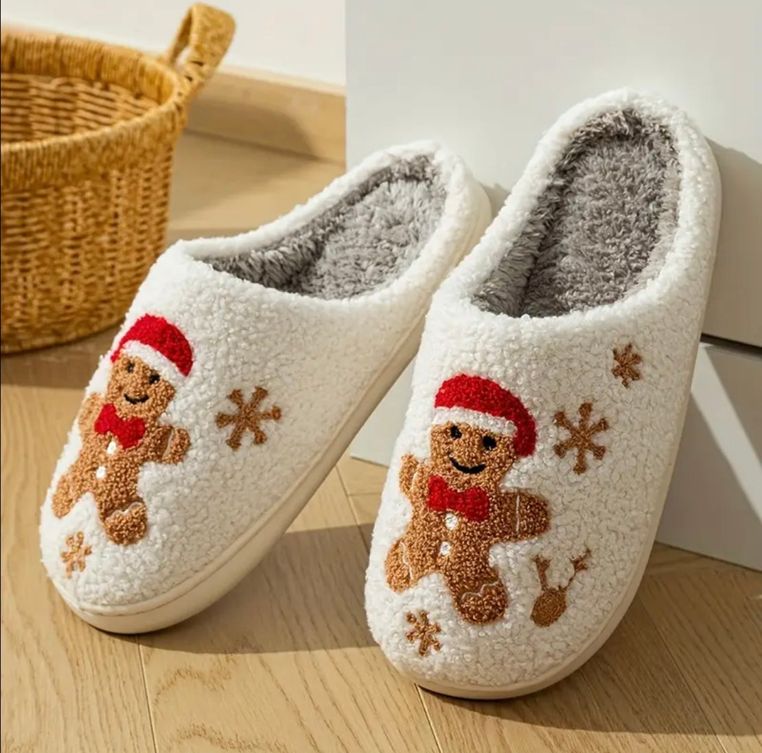 GINGERBREAD MAN Slippers