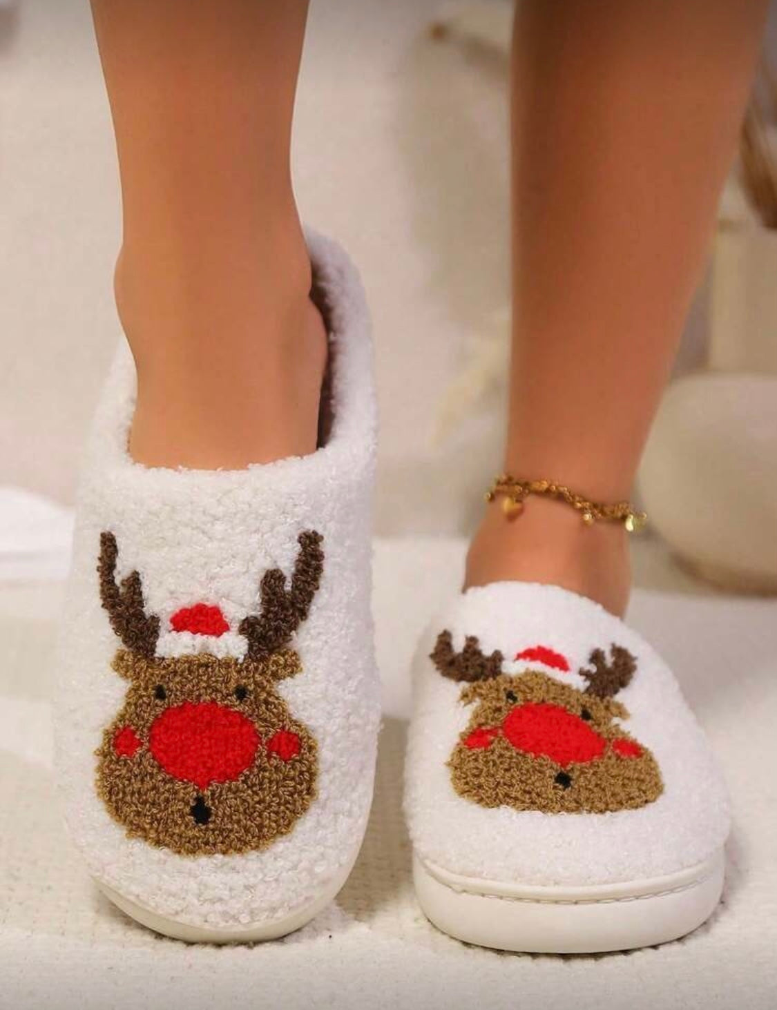 RED REINDEER Slippers