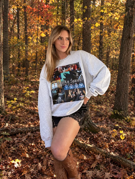 SPOOKY SEASON Collage Crewneck